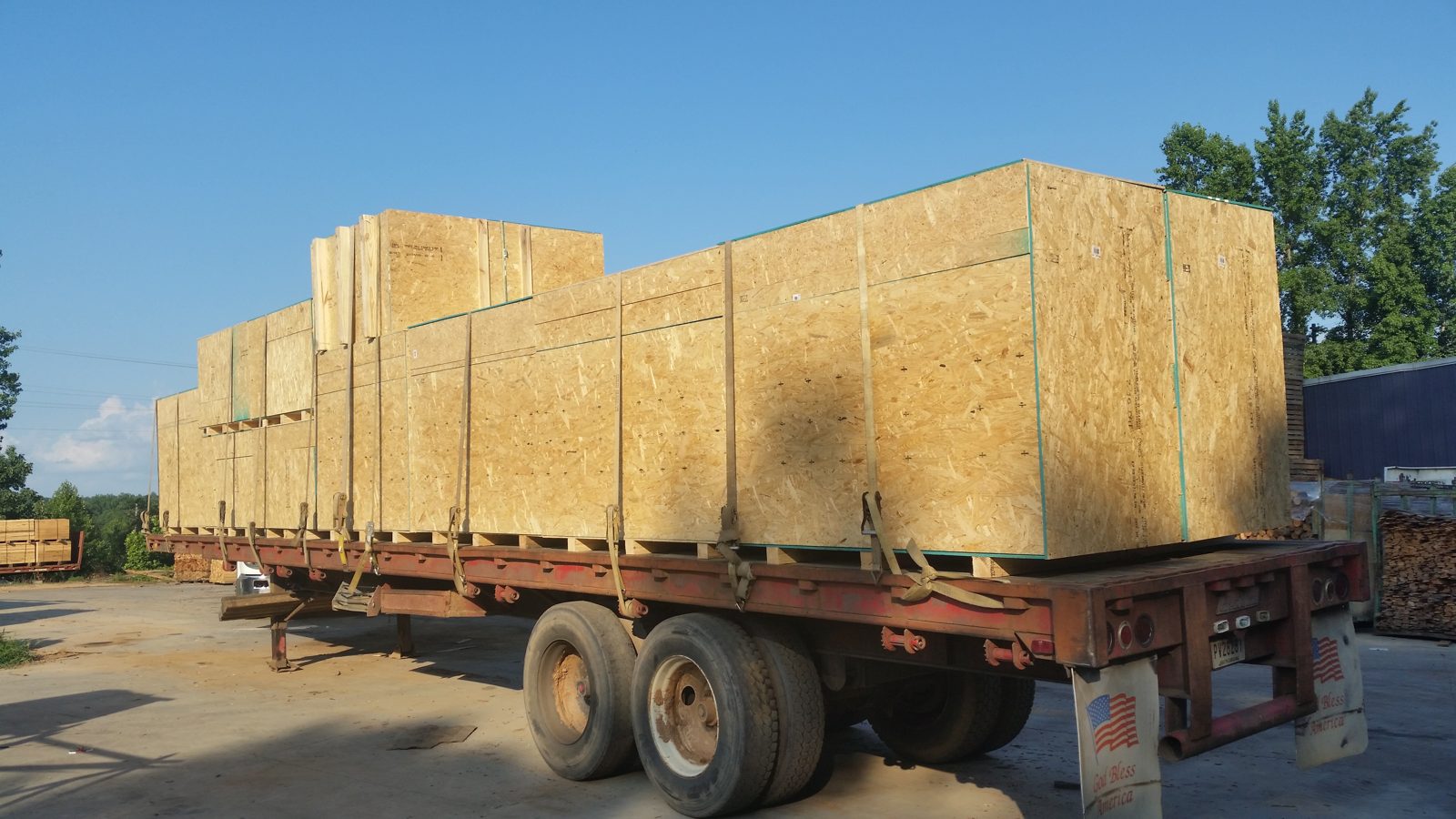 Custom wooden crating built by King Pallet Company in Upstate SC, photo 3