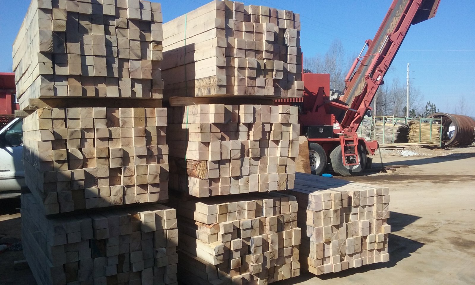 Precision wood cut parts from King Pallet Company