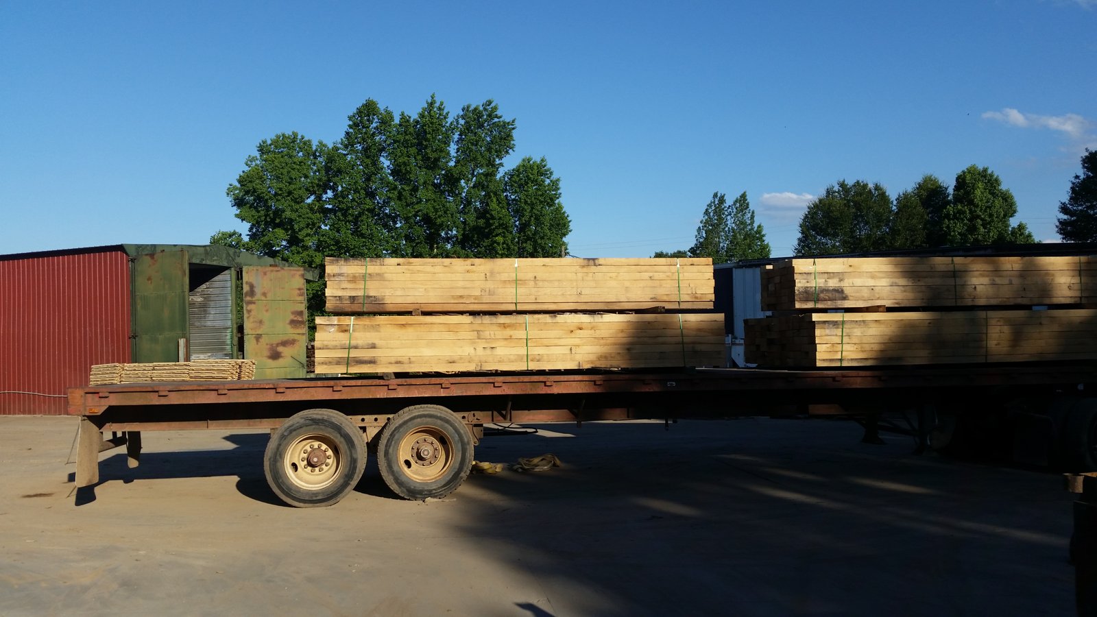 Custom-cut hardwood and SYP lumber from King Pallet Company, Liberty, SC, photo 3
